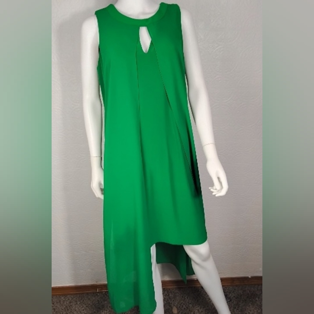 Emma & Michele Emerald High Low Dress